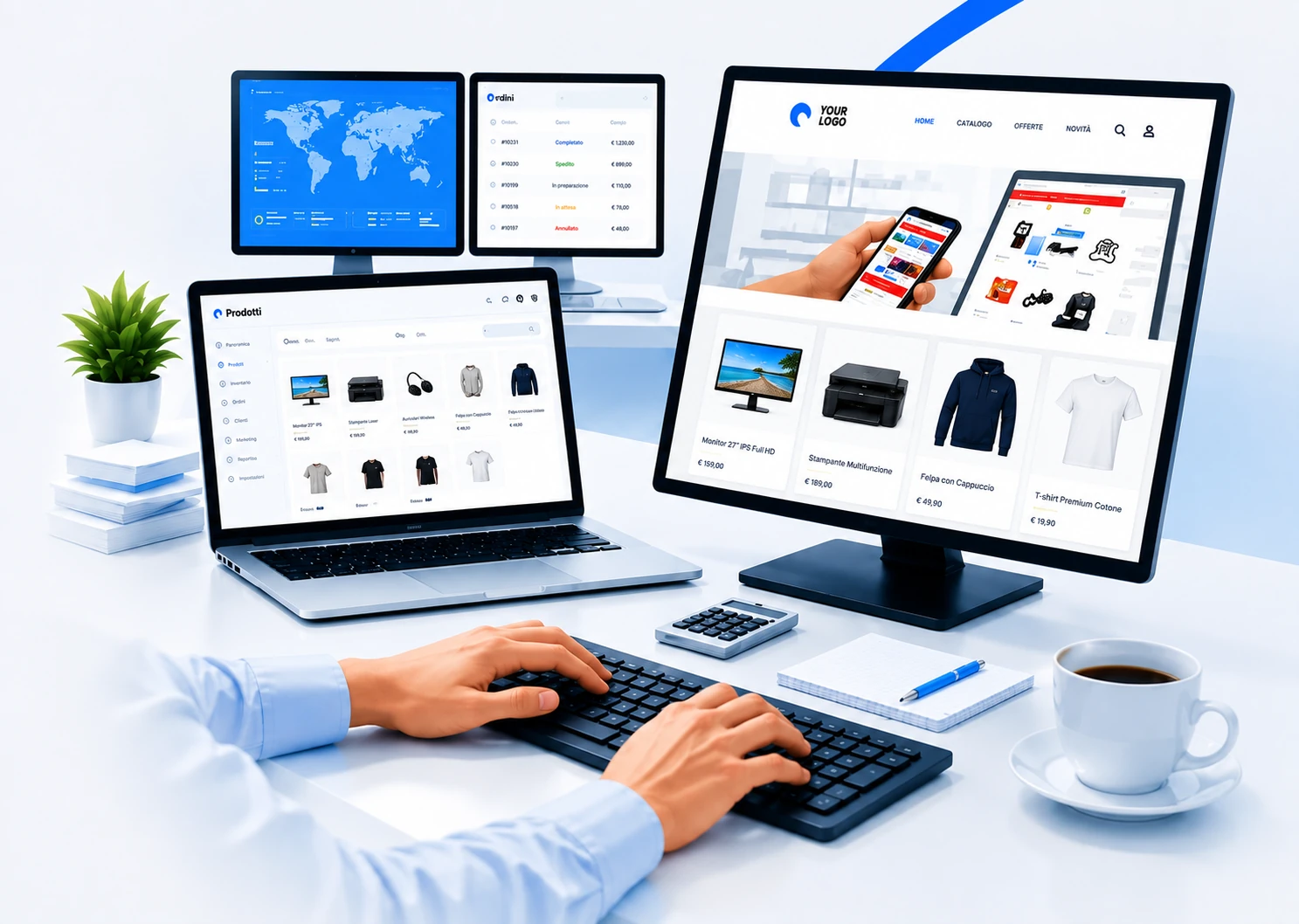 Software ecommerce: prodotti, ordini e magazzino in un unico gestionale cloud