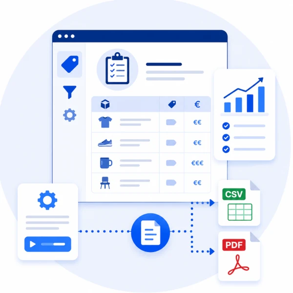 Gestione importazione, esportazioni dati