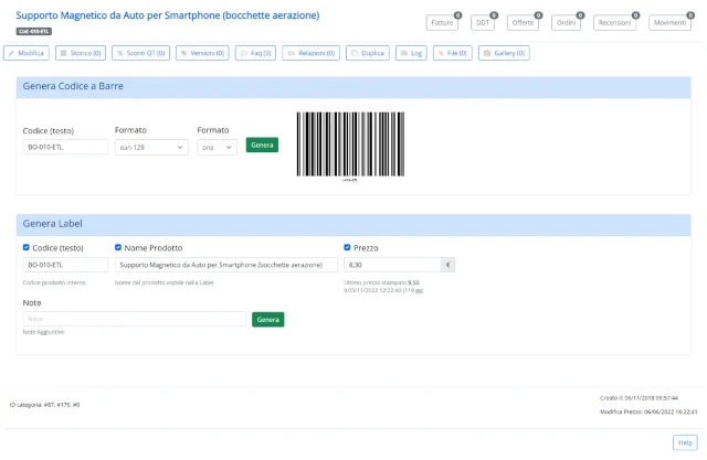 Stampa etichette e barcode - Vendi di più con un catalogo sempre aggiornato