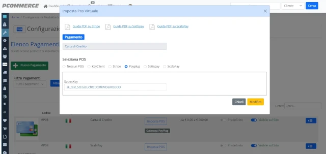 Collega il tuo POS virtuale - Personalizza il tuo ecommerce in ogni dettaglio