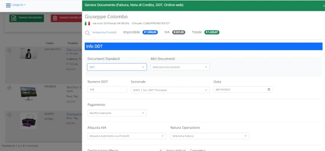 Prepara i DDT rapidamente - Semplifica fatturazione e contabilità