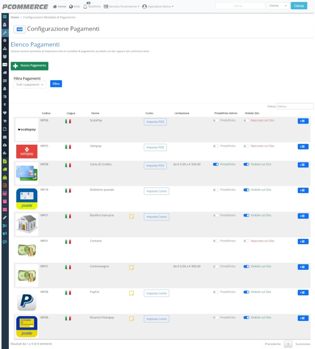 Offri più metodi di pagamento - Personalizza il tuo ecommerce in ogni dettaglio