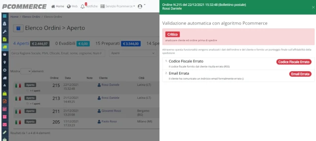Monitora lo stato di ogni ordine - Gestisci gli ordini senza perdere tempo