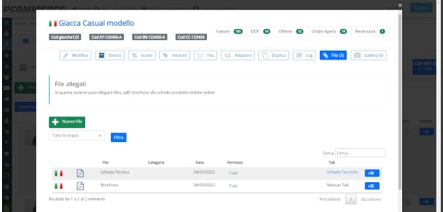 Allega documentazione tecnica - Vendi di più con un catalogo sempre aggiornato