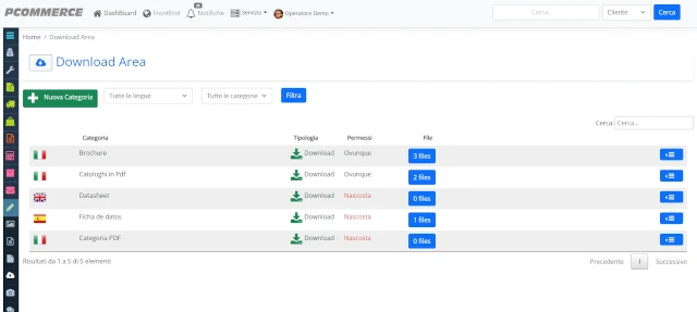 Condividi documenti con i clienti - Personalizza il tuo sito senza programmare